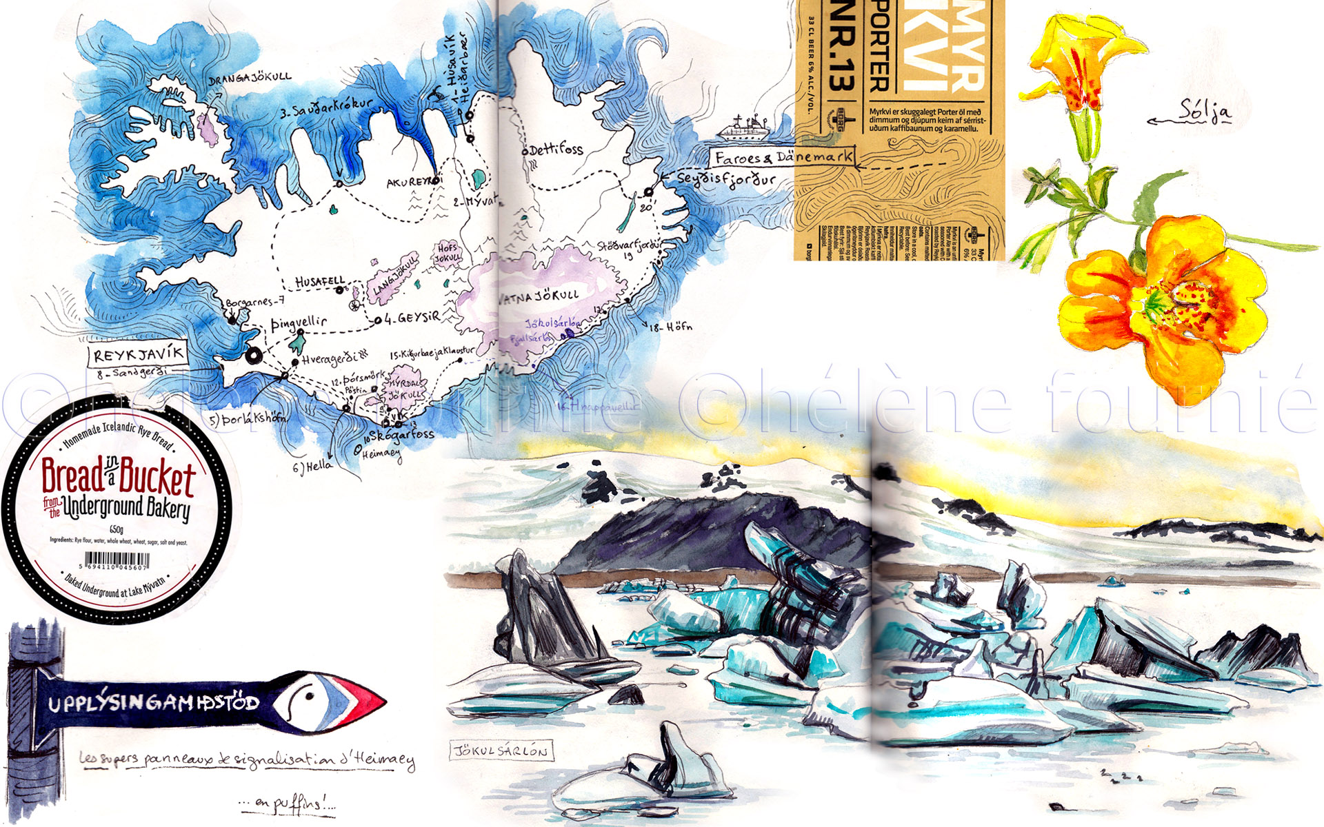 Carnet de voyage Islande et Iles Féroé